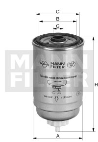 MANN & H. WK8034