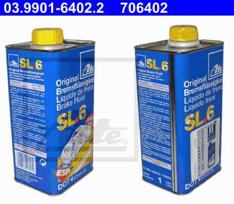 Lichid frana ATE SL.6 Dot 4 (03990164022) / 1 L