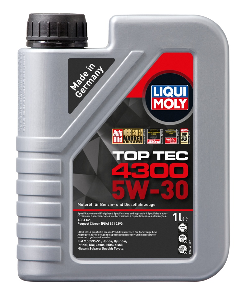 Liqui Moly TopTec 4300 5W-30 (3740) / 1 L (la comanda in fiecare joi) Liqui Moly TopTec 4300 5W-30 (3740) / 1 L (la comanda in fiecare joi)