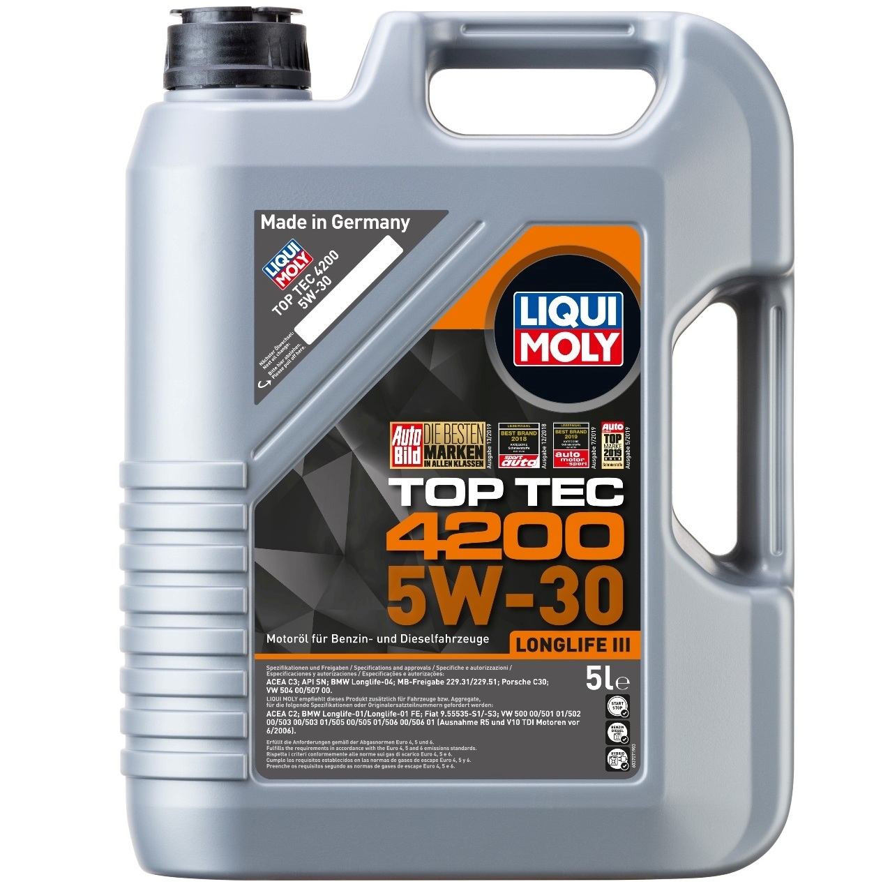 Liqui Moly TopTec 4200 5W-30 (2693, 8973) / 5 L