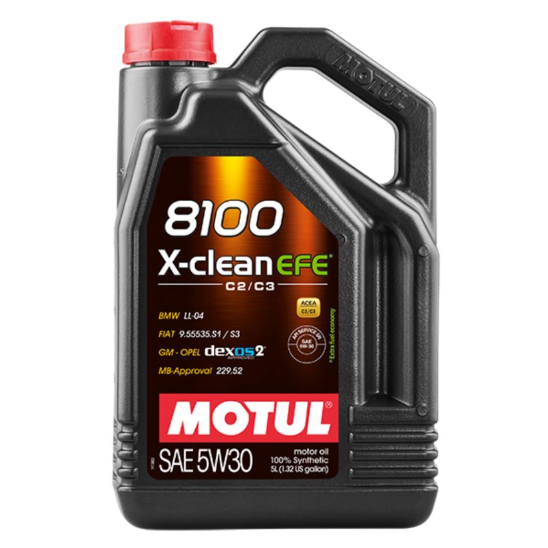 Ulei Motul 8100 X-clean EFE 5W-30 / 5 L