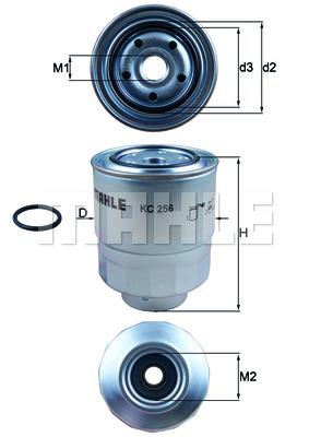 Filtru combustibil Knecht/Mahle KC 256 D